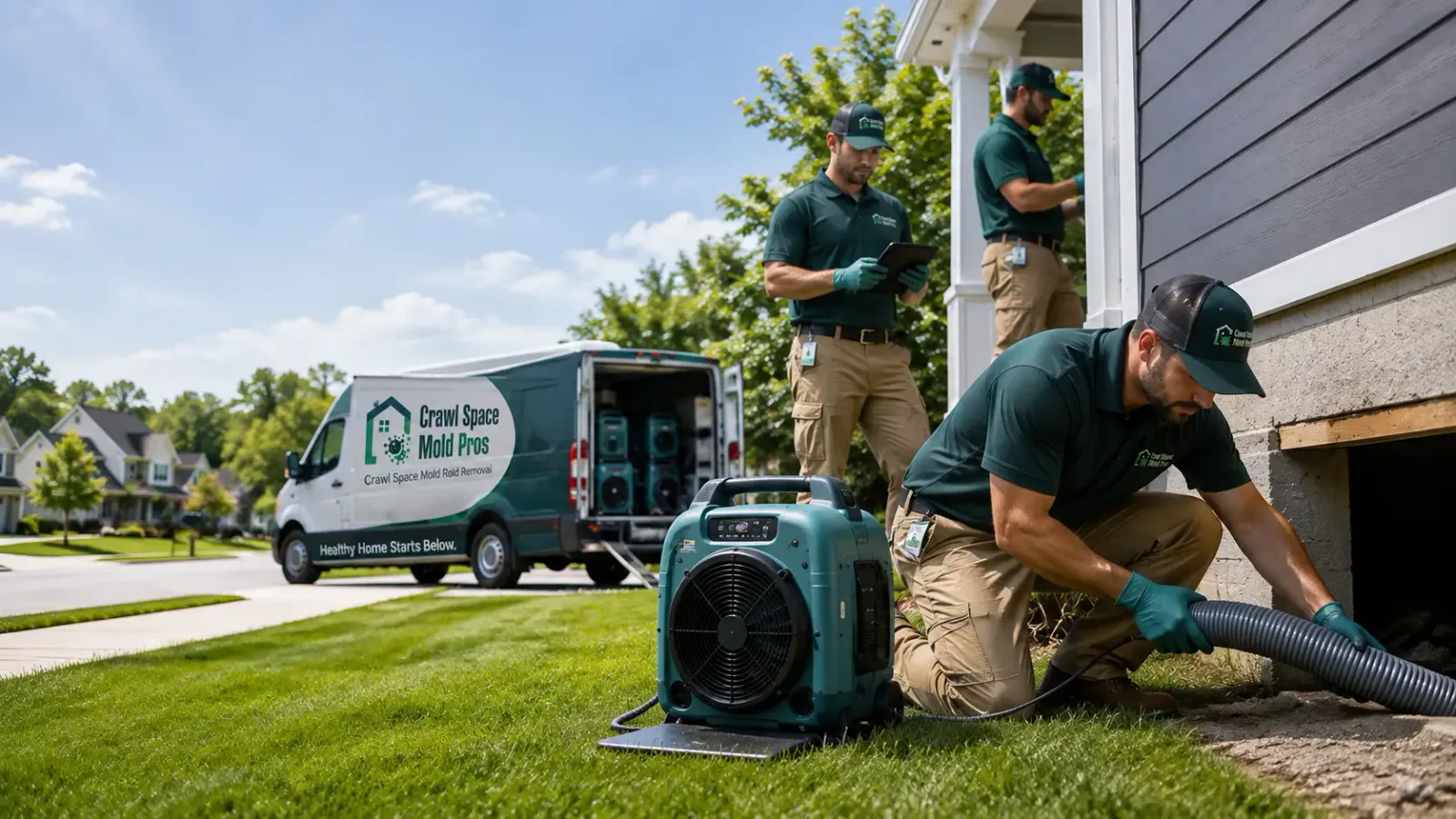 Crawl Space Mold Removal in La Rose, IL